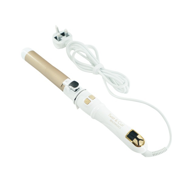 Arricciacapelli automatico Beautaholics Twist & Curl - Bianco 28 mm