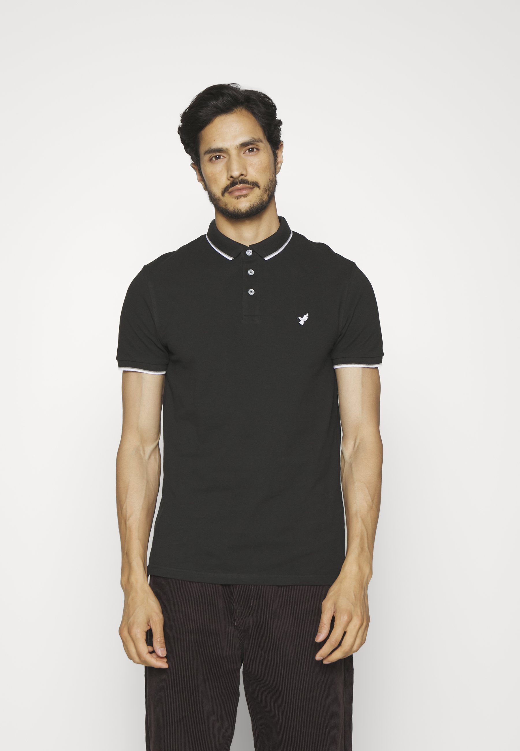 PACK SLIM - Poloskjorter - black/dark bluePier One