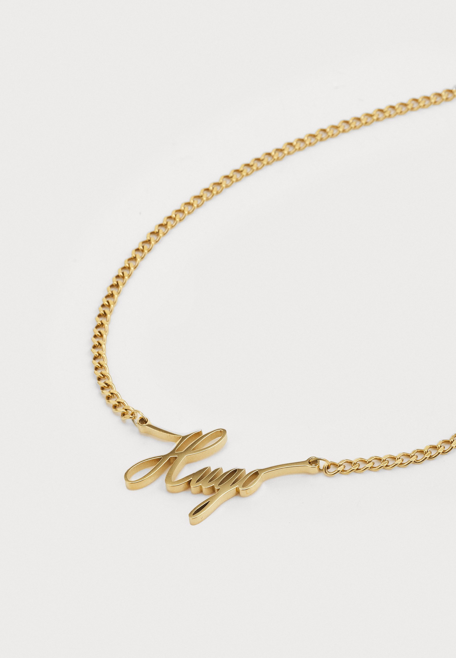HUGO SIGNATURE UNISEX - Náhrdelník - zlatý