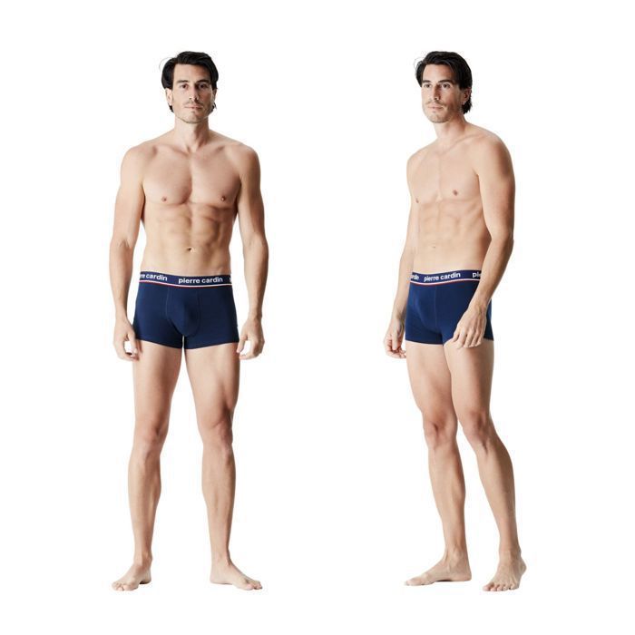 Pierrecardin Boxer Homme  Caleçon Homme - Noir  (Lot de 4)