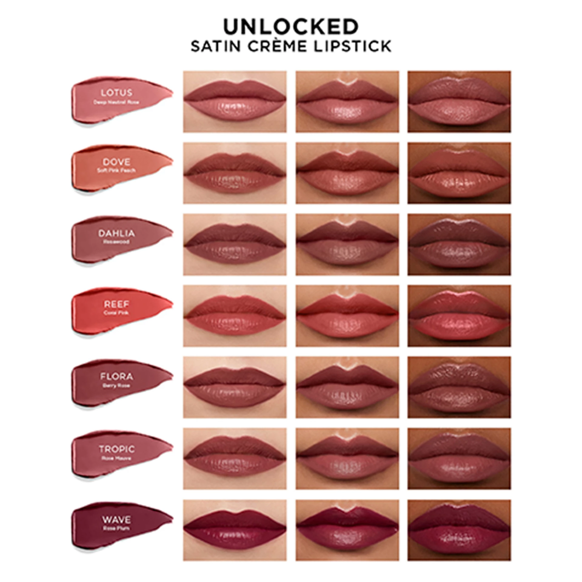 Unlocked Satin Crème Lipstick Cypress 328 - Homokóra
