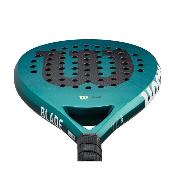 Pala de pádel - WILSON - BLADE V3 - Verde/Negro - 365 g - Tecnologías avanzadas