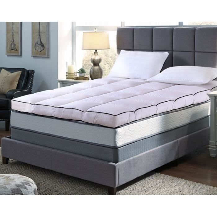 Cubrecolchón acogedor de 140x190cm | 8 cm | 100% plumas | Suave y mullido