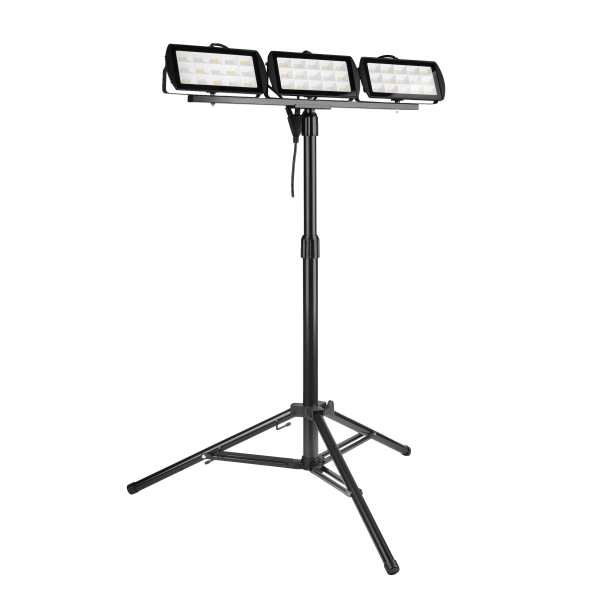 Naświetlacz LED Germina 3x45W na statywie IP65 z kablem spiralnym 1szt.