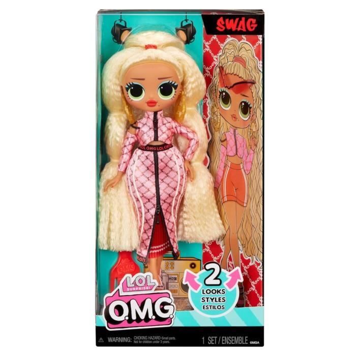 LOL Surprise OMG - 24cm Fashion Doll - Swag - 2 Outfits with Comb and Accessories - Ages 4+