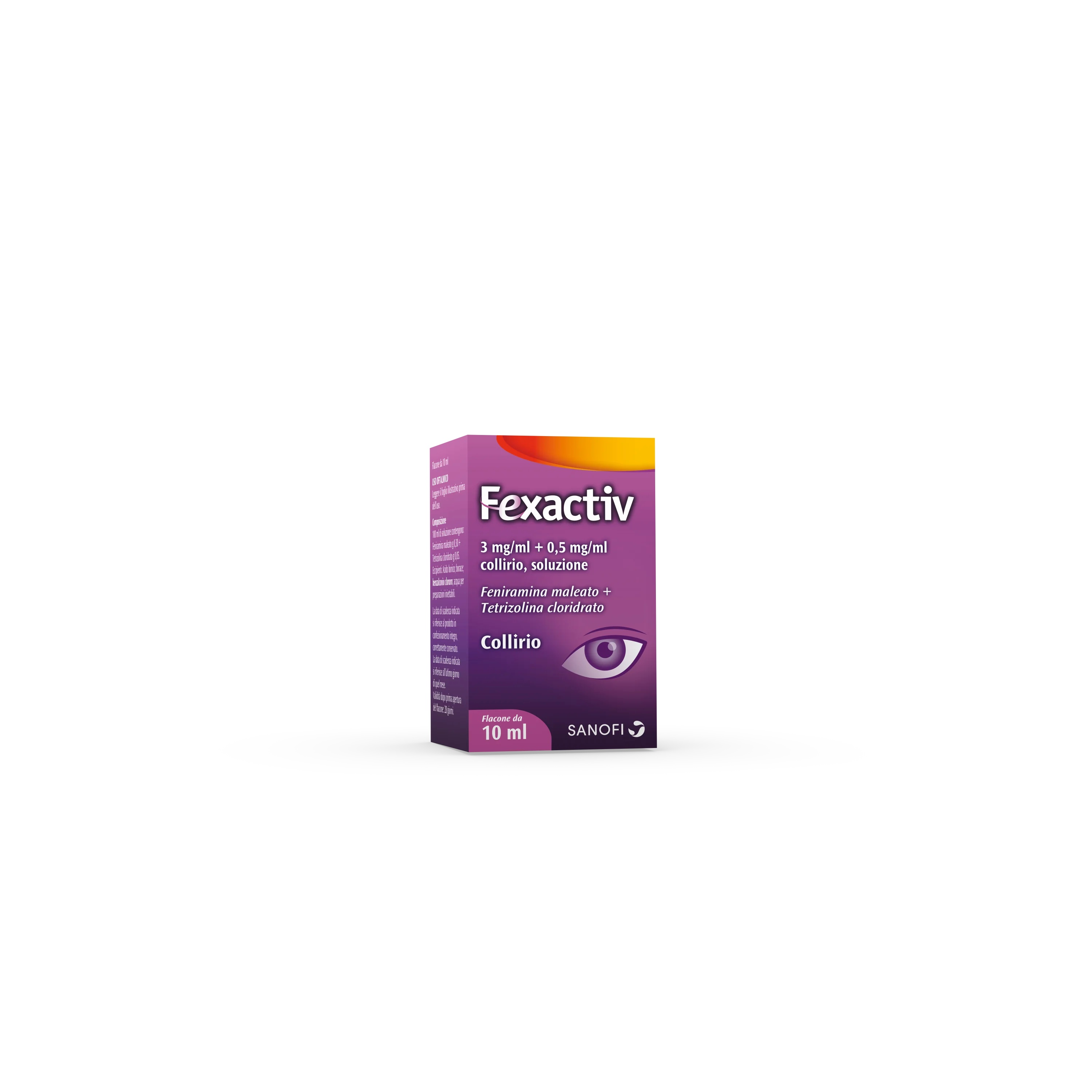 FEXALLEGRA Fexactiv 0,3 % + 0,05 % antihistaminique, collyre 10 ml