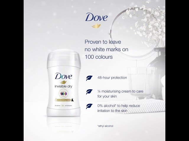 Dove Invisible Dry antiperspirant krémový deodorant v tyčince 40 ml