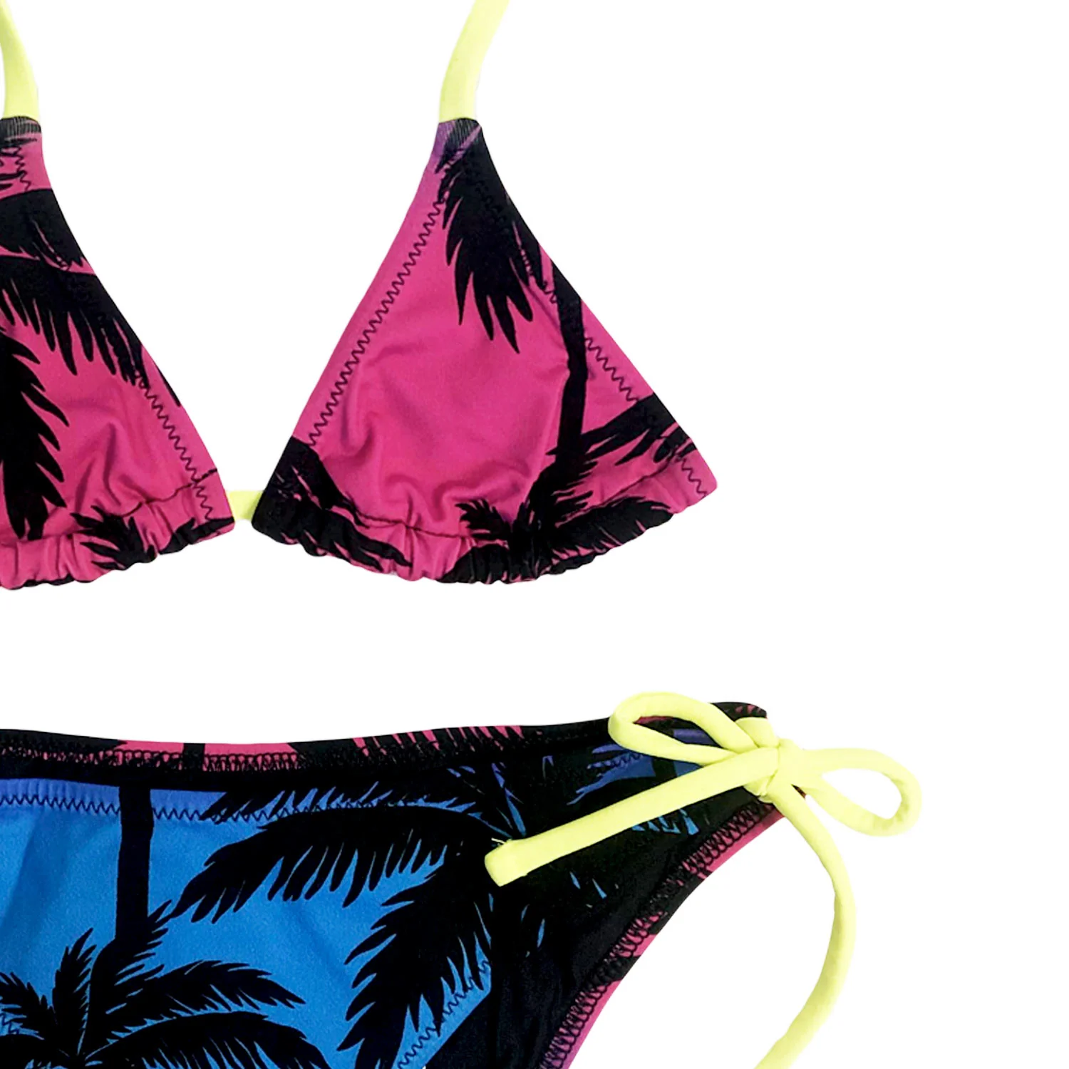 Babybikini met pluizige palmprint
