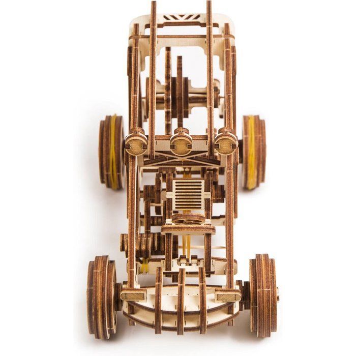 Jeux de construction en bois buggy de 144 pièces Woodtrick Mecanisme 3D