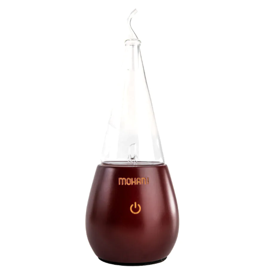 Mohani Stożek Ciemne Drewno -Nebulizator-dyfuzor (ciemne drewno, szklany stożek)