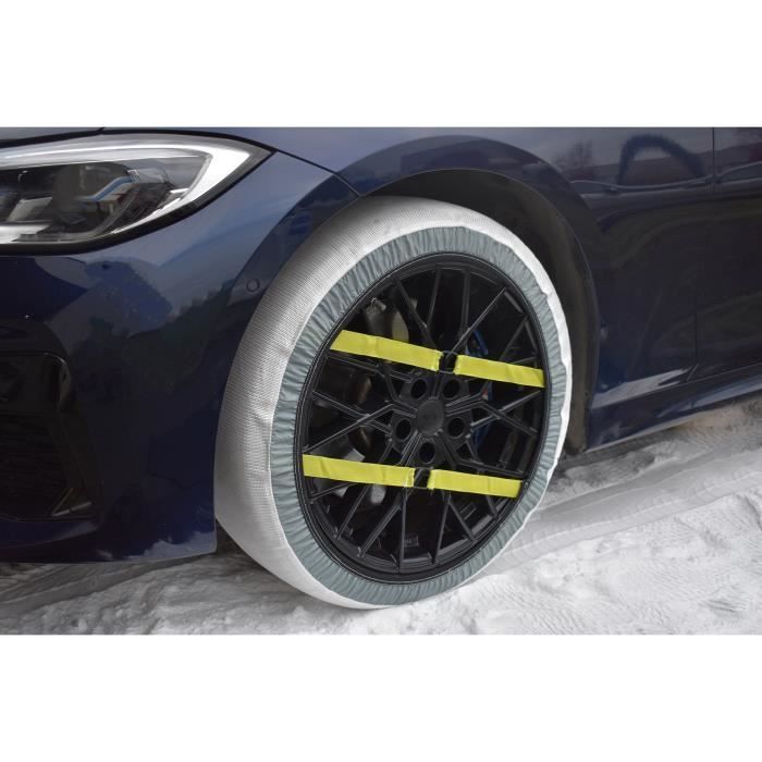 Chaussettes neige TRAZIONE+ T04 pour 195/70 R15, 195/65 R16, 215/60 R16, 205/50 R17, 205/55 R17, 215/55 R17, 225/50 R17, 225/40 R18