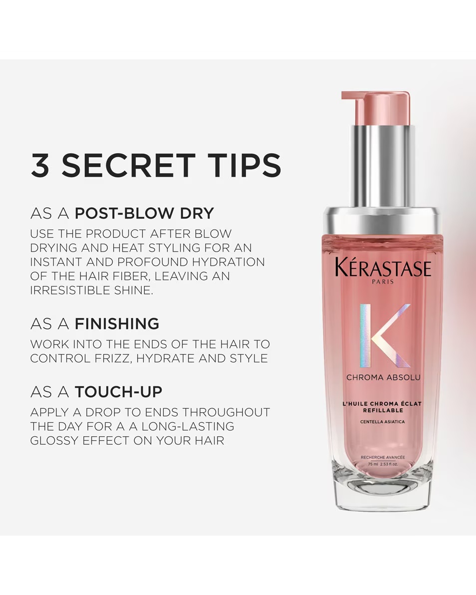 KÉRASTASE Chroma Absolu Eclat Sublimating Shine Oil - pentru păr vopsit