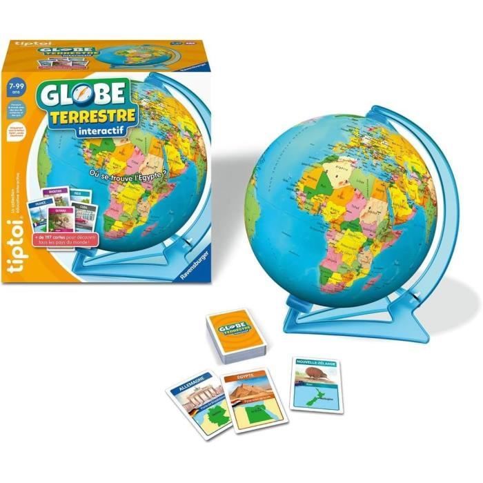 tiptoi® Globe terrestre interactif, 00000191, 7 ans, Ravensburger