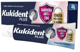 KUKIDENT Kukident Plus Fresh Food Barrier 40 g Haftcreme für Zahnprothesen