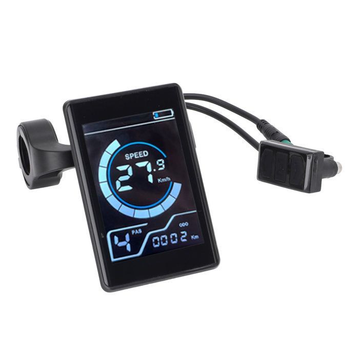 Compteur d'affichage de vélo électrique, panneau LCD inductif pour vélos et scooters