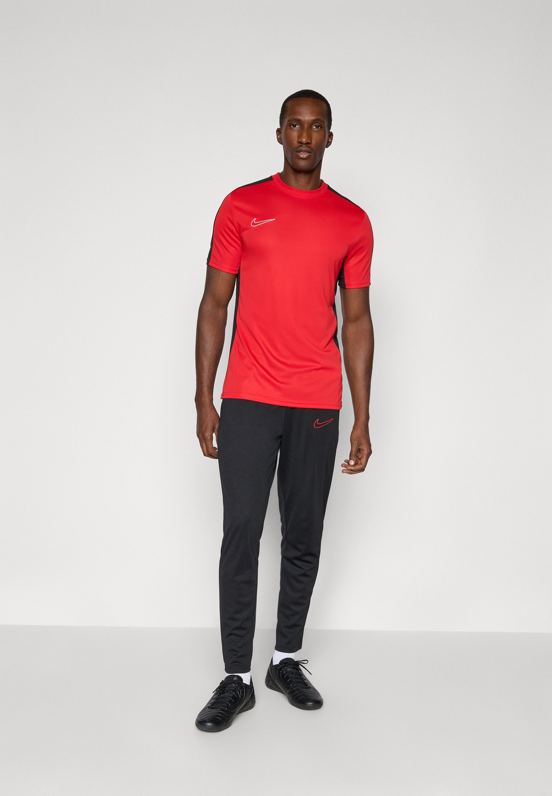 Calça Nike Performance ACADEMY - Calça de treino - preta/vermelha universitária