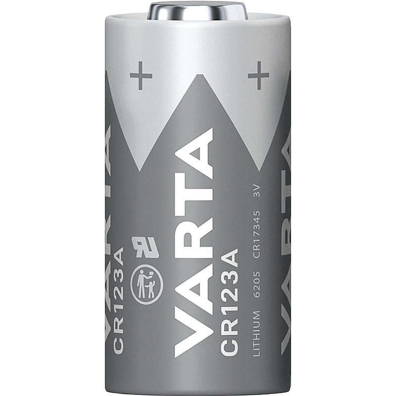 Batería Varta CR 123A de litio (paquete de 2)
