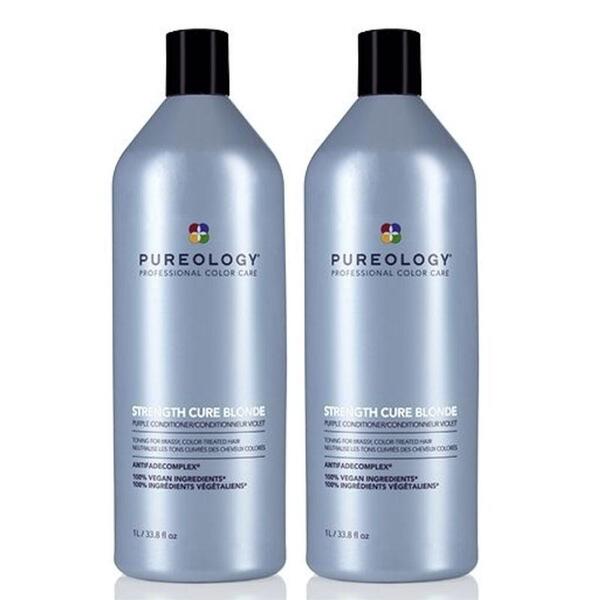 Balsam de păr dublu Pureology Strength Cure Blonde