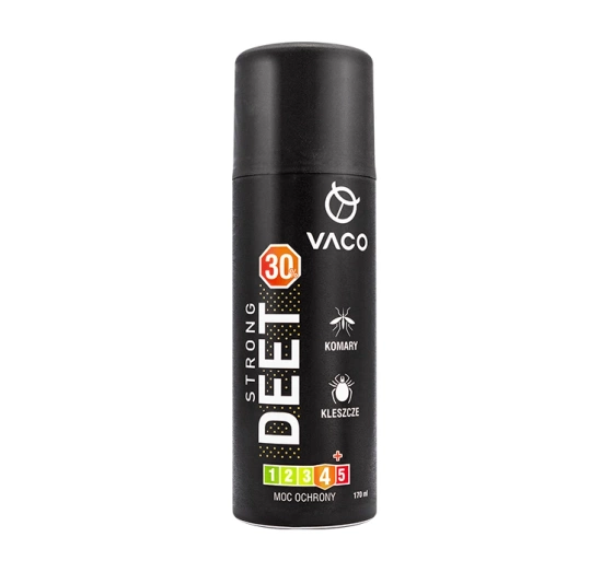Vaco Strong spray na komary kleszcze meszki DEET30% 170ml
