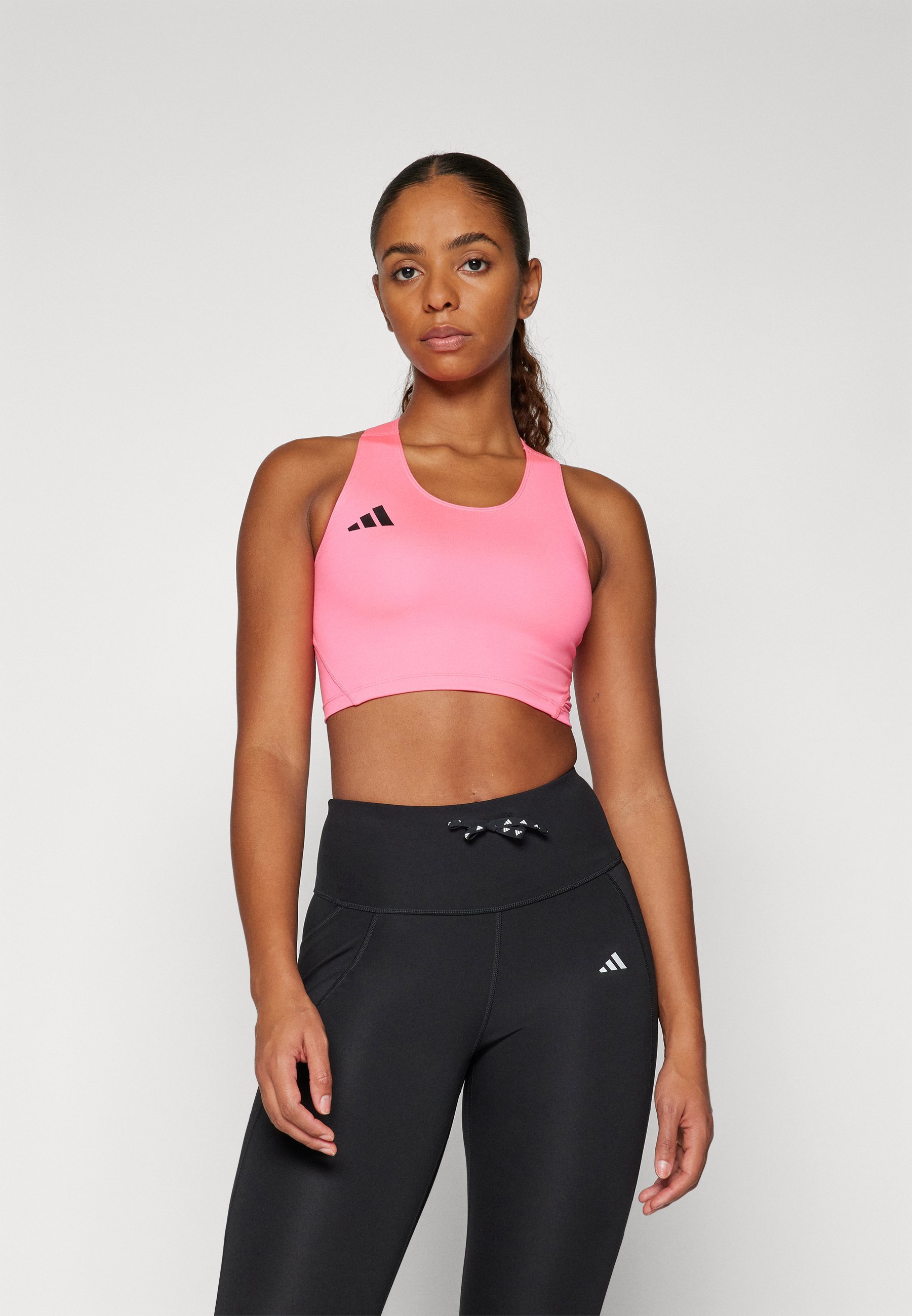 adidas Performance ADIZERO - Top - jasnoróżowy