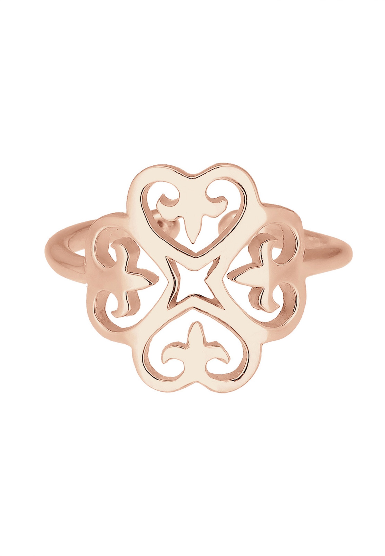 Elli Ornament Cut-Out Blume 925 Silber