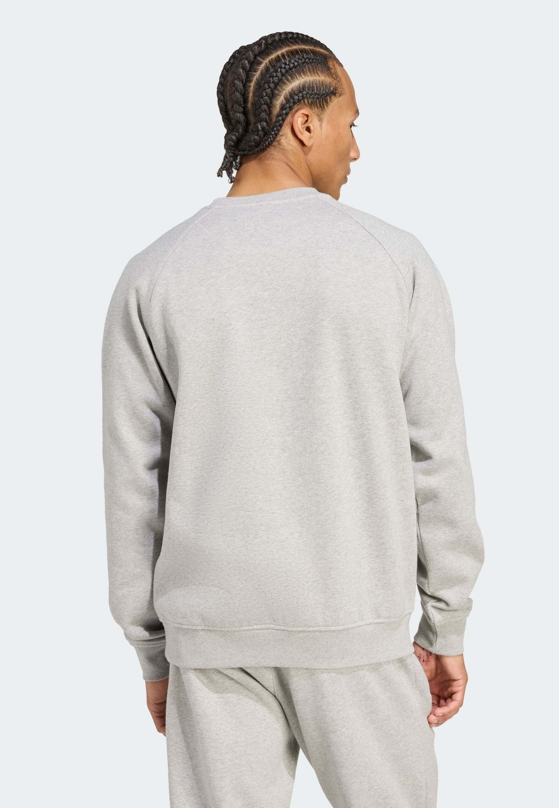 adidas Originals ESS CREW - Collegepaita - medium grey heather white