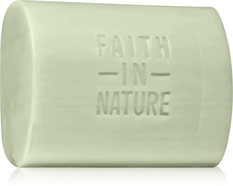 Faith In Nature roku darbs ziepes Aloe Vera dabīgās cietās ziepes ar alveju