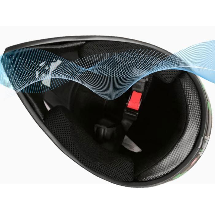 Casco integral profesional para motocicleta todoterreno (para niños y adultos) - equipado con gafas protectoras + guantes +