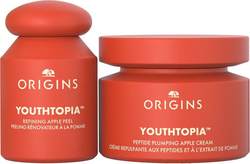 Conjunto de presente antirrugas Origins Youthtopia™ para preenchimento e suavização