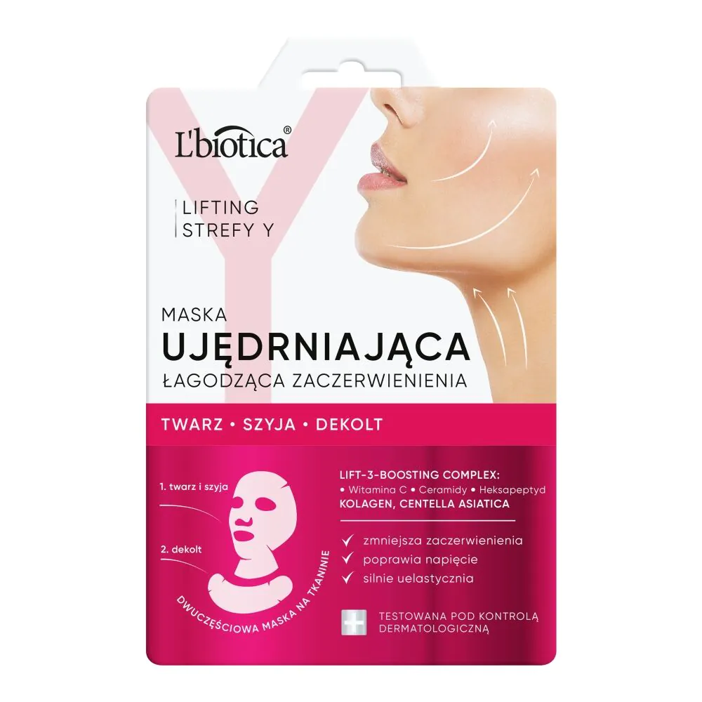 L'biotica Lifting Strefy Y Ujędrniająca Maska do twarzy