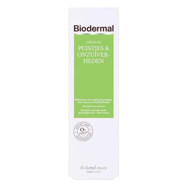 Cremă biodermică pentru coșuri și impurități<br>30ml - Ten impur