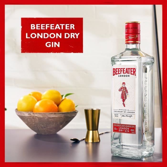 Beefeater - Ginebra London Dry - 40,0% Vol. - 70 cl