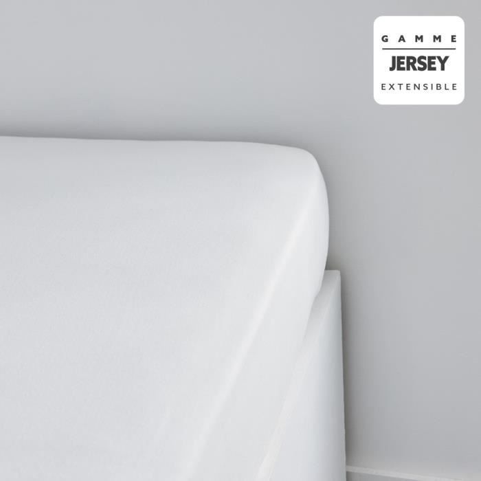 Sábana bajera TODAY Essential - 90 x 190+25 cm - Individual - 100% algodón jersey - Tiza