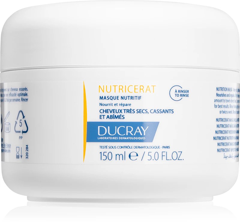 Ducray Nutricerat Výživná vlasová maska pro suché a poškozené vlasy