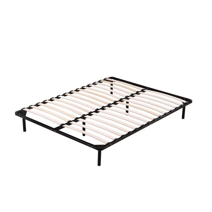 JULIE - Stevig en comfortabel lattenbodemframe met metalen poten, 180x200 x 29 cm - Snel en eenvoudig te monteren