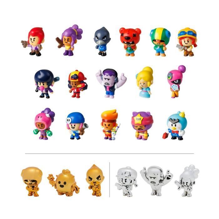Brawl Stars Collectible Figures - PMI - BRW2070 - 24 figures - 8 figures included