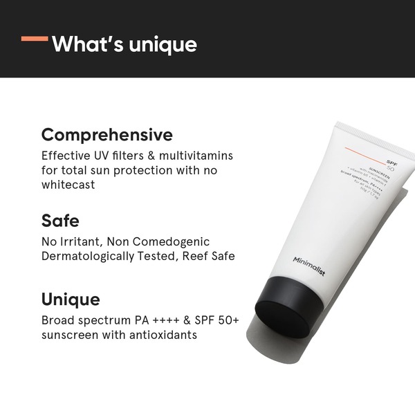Minimalistische Sonnencreme mit LSF 50, 50 g