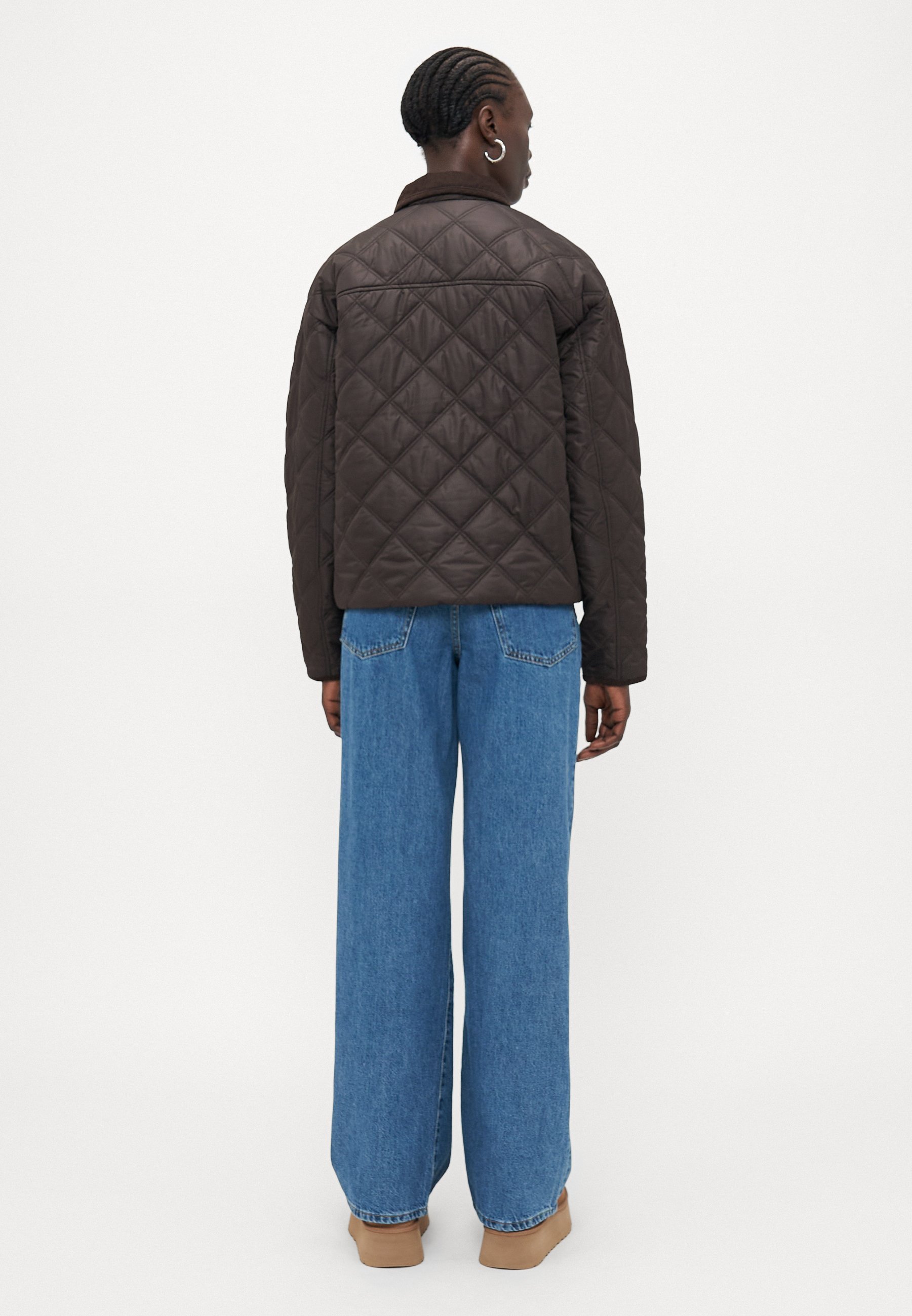 Vero Moda Tall VMMINNESOTA SHORT JACKET - Lichte jas - chocoladetaart