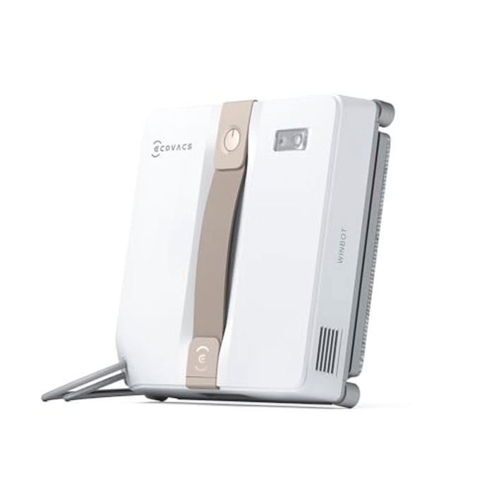 Robô de limpeza de janelas ECOVACS WINBOT Mini, com bicos duplos e pulverização ultrassônica, sistema de proteção de 9 estágios.
