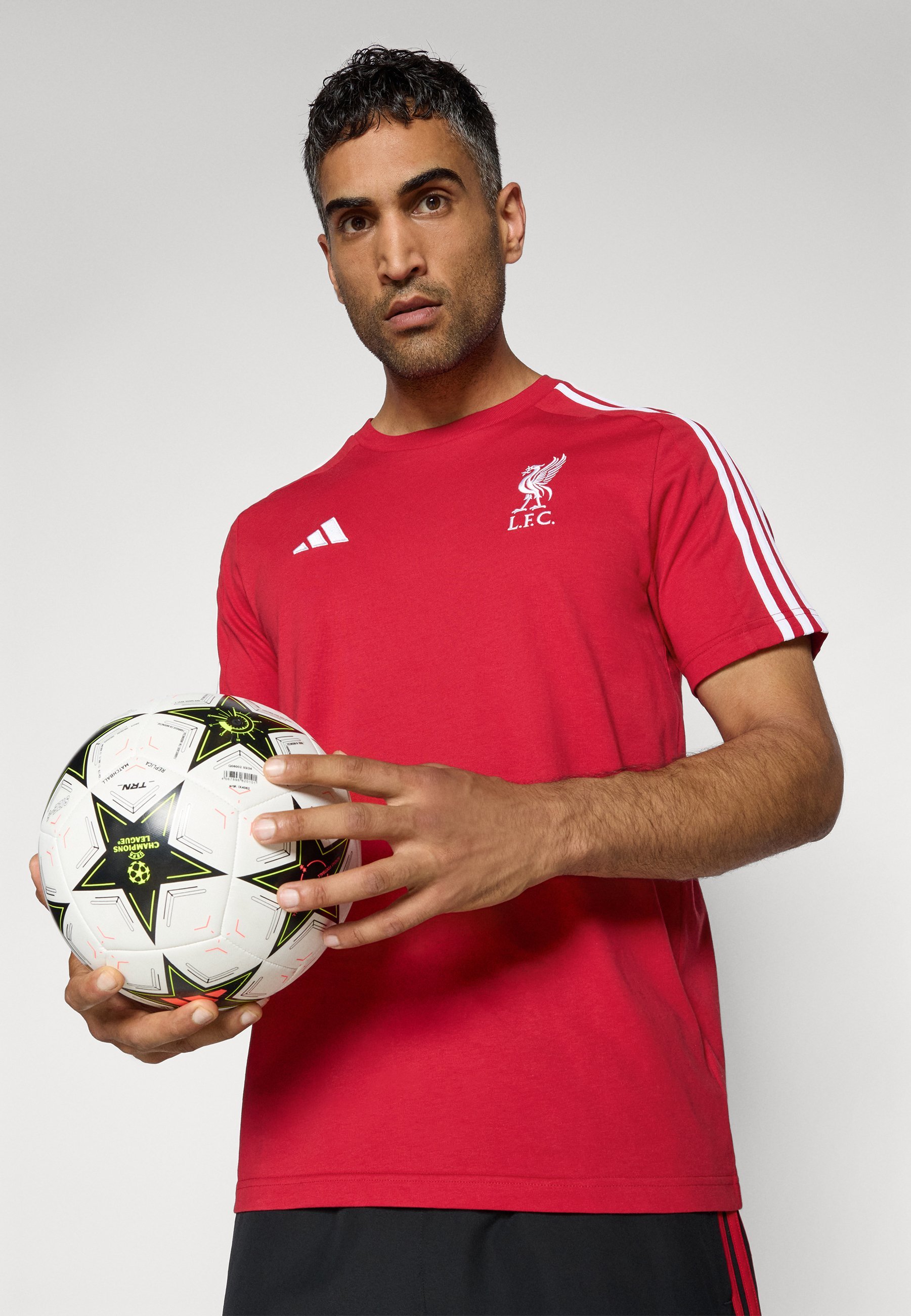 adidas Performance LIVERPOOL FC DNA T-SHIRT - T-shirt met print - aardbeirood