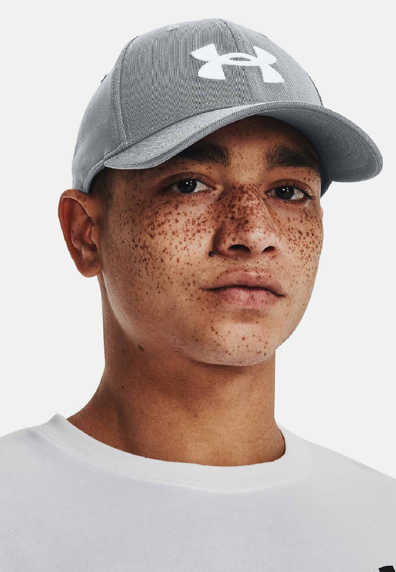 Under Armour BLITZING LOW - Cap - Stahl