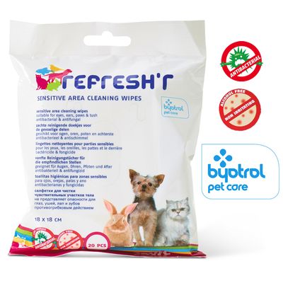 Savic Refresh'r Wipes Sensitive