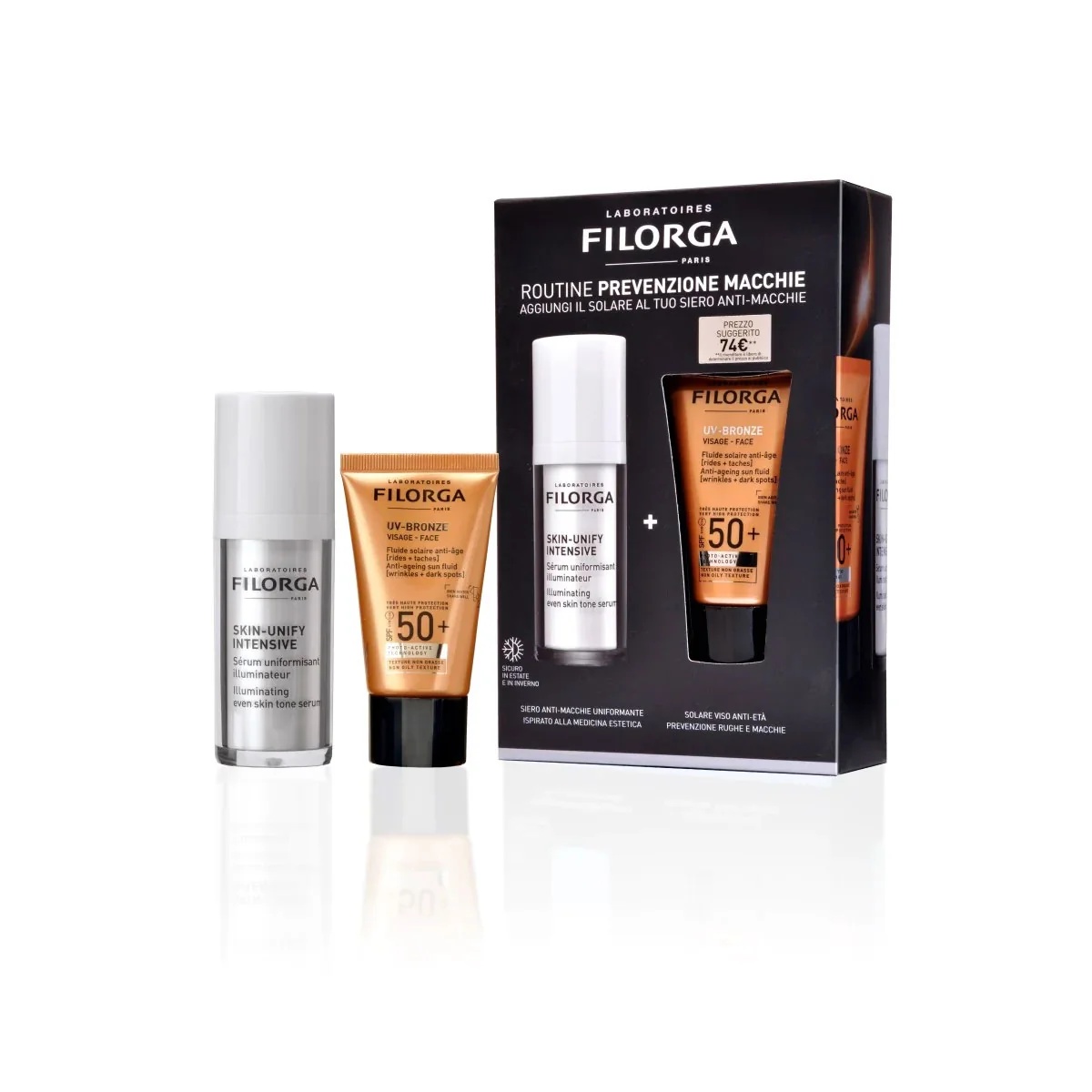 FILORGA Filorga Box Skin-Unify Intensive+UV-Bronze Face 50+