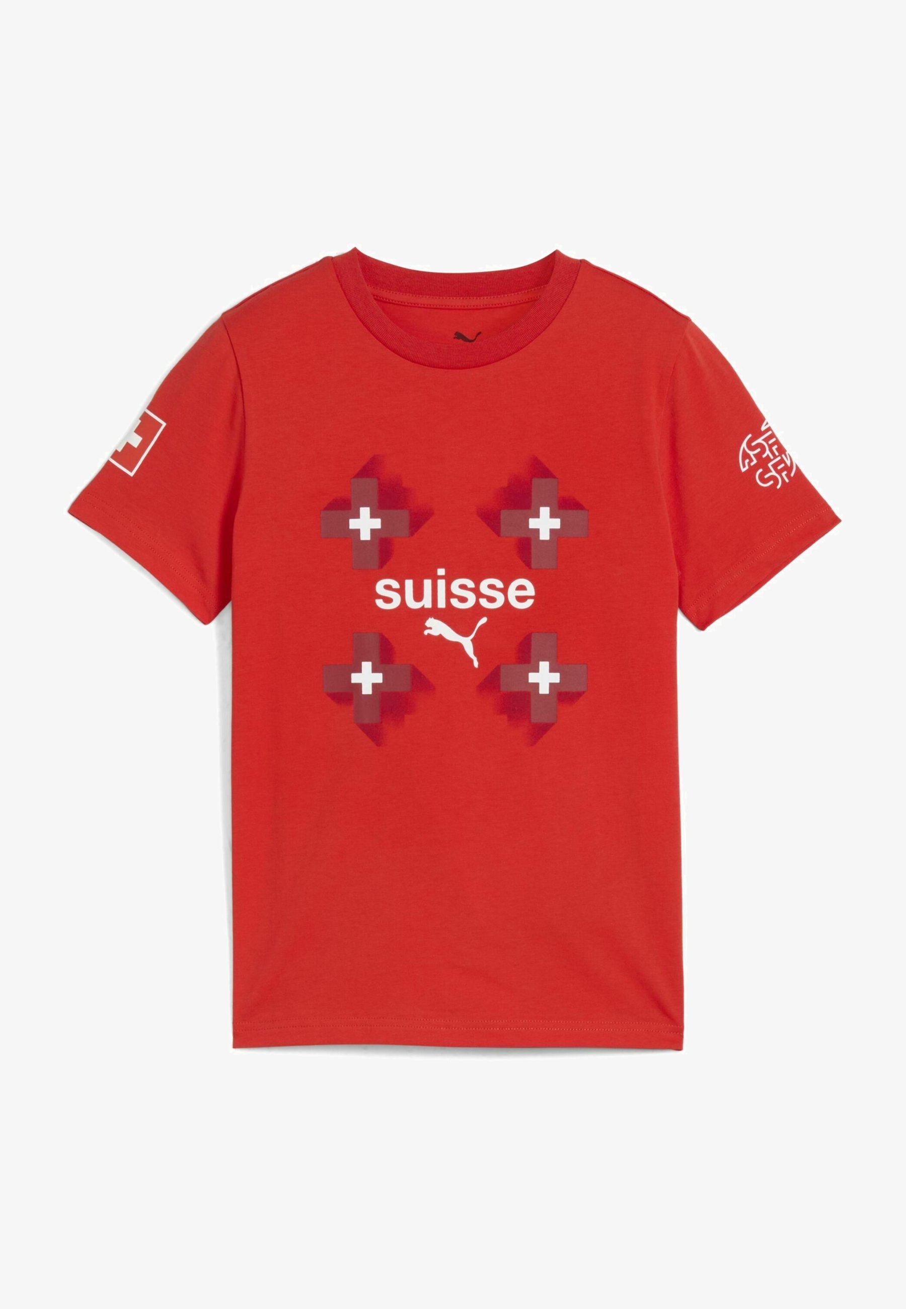 Puma SCHWEIZ FTBLCULTURE - Kleding van het nationale team - rood-wit