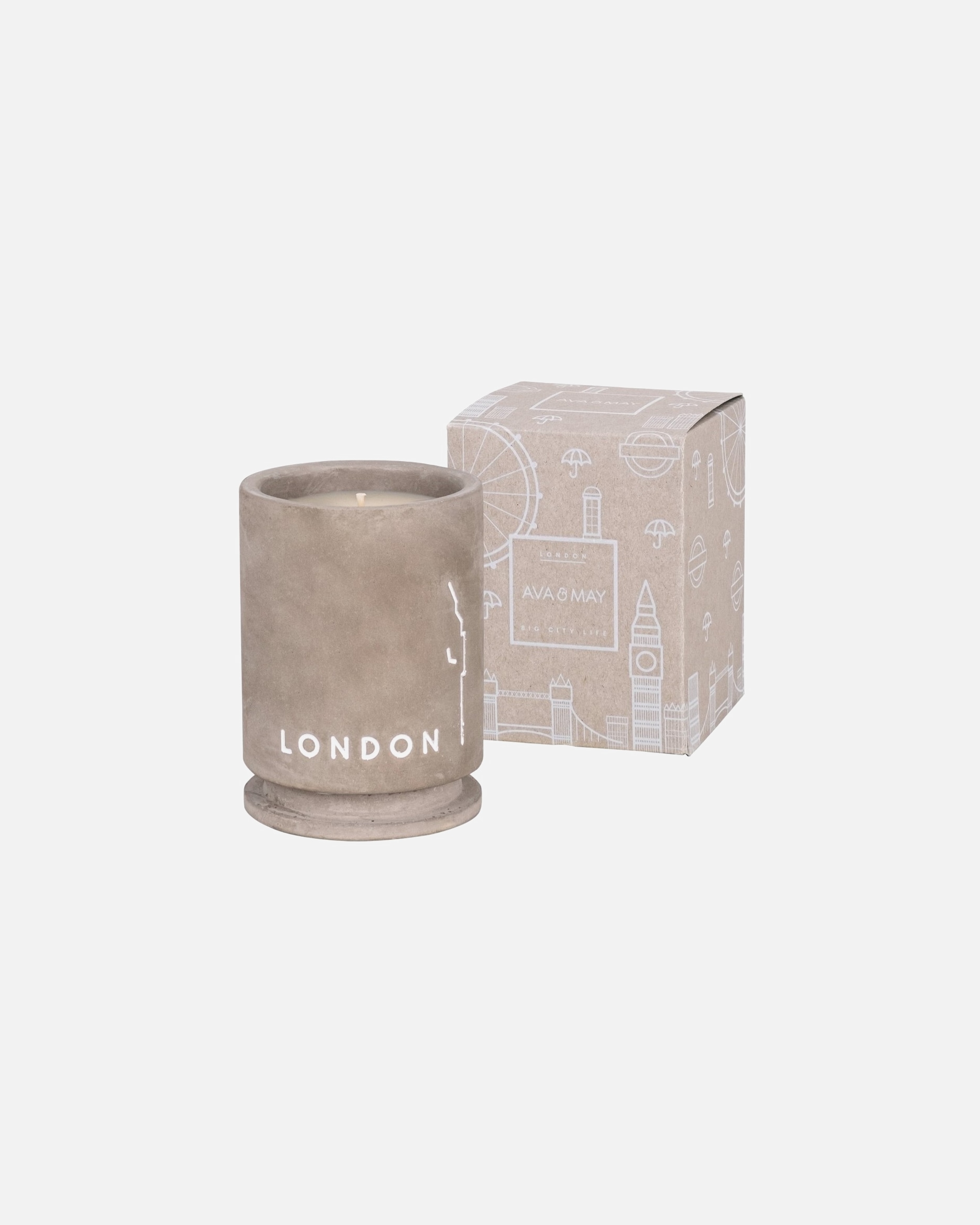 AVA & MAY Bougie Parfumée Londres