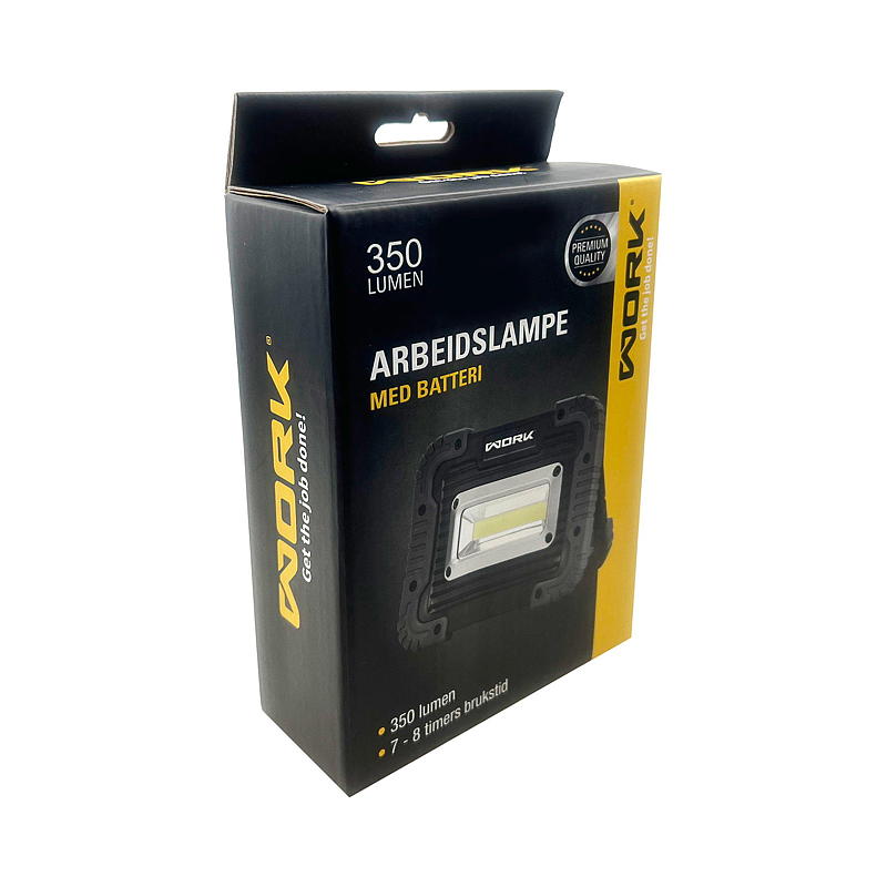 Lampe de travail 350 lm, avec batterie