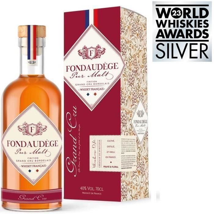 Fondaudège - Vieillissement Grand cru Bordelais - Whisky - 40,0% Vol. - 70 cl