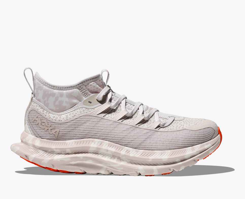 HOKA Kawana Mid Studio Proba Wit Zand/Tangerine Tango