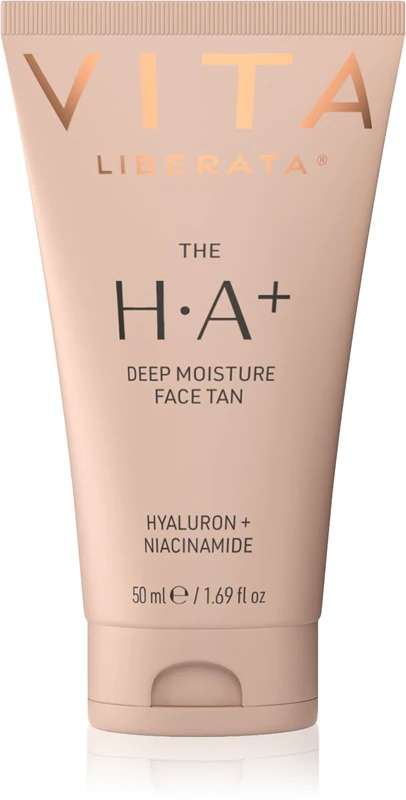 Vita Liberata The H.A+ Deep Moisture Face Tan creme autobronzeador facial com ácido hialurônico