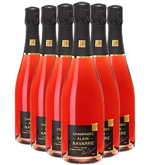 Champagne Alain Navarre Champagne La Cuvée Rosé de Saignée Brut (6x75cl)